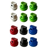 Replacement Female Spray Paint Caps Variety Pack Aerosol Spray Can Cap Tips Nozzles DIY Home Improvement Projects Pro Tagger Artists Art Street Art Tips - Made in USA (12pcs(2pk))