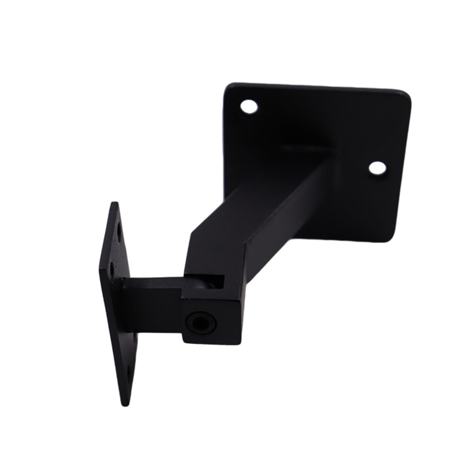Msioytog Matte Black Stainless Steel Adjustable Handrail Bracket Wall Mounted Stair Railing Brackets Swivels Hand Rails Banister Brackets Bedroom