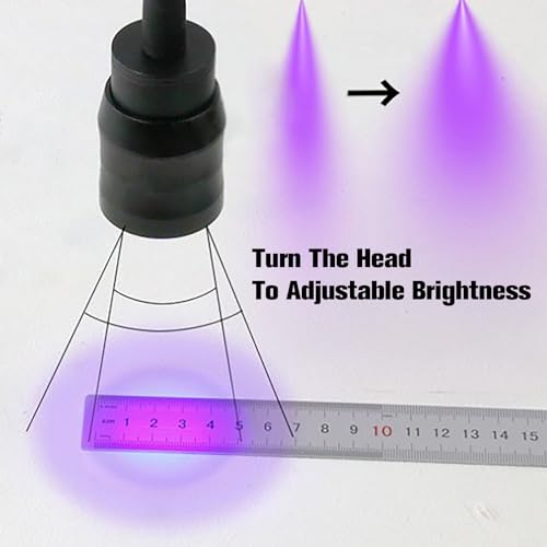 HAICHER UV Light for Lash Extension, Adjustable Lash Lamp, LED Foot Pedal UV Gel Curing Light