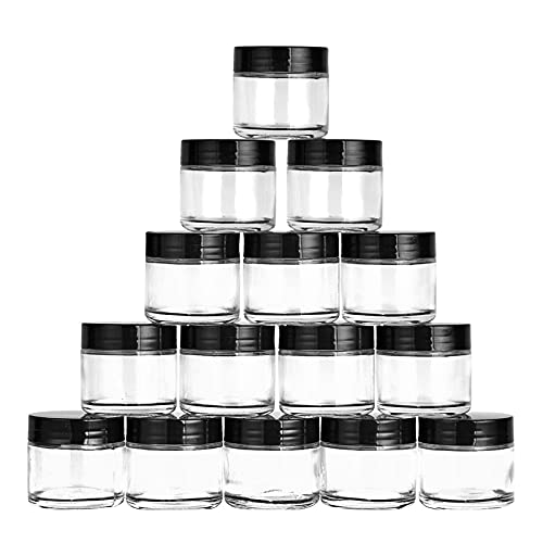 2oz Glass Jars With Lids 15Pcs, Hoa Kinh Small Clear Canning Jars, Mini Round Canning Jars Wide Mouth, Empty Cosmetic Containers for Creams, Beauty Products, Lotion, and Ointments 2oz Glass Jars With Lids 15Pcs, Hoa Kinh Small Clear Canning Jars, Mini Round Canning Jars Wide Mouth, Empty Cosmetic Containers for Creams, Beauty Products, Lotion, and Ointments