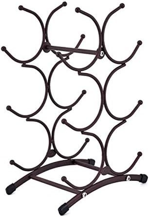 Wine Rack Metal Freestanding Kitchen Stand Wine Cabinet Grape Wine Shelf Display Bar