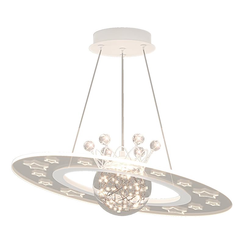 Lustre LED moderne à intensité variable pour éclairer la chambre d'enfant avec soin