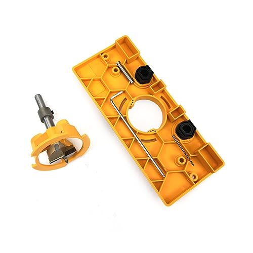 jojofuny Drill Bit Set for Drilling Hinges 35mm Door Hinge Drill Bit Woodworking Tool Hole Dilating Drill Special Hinge Holes Yellow