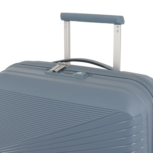 Image of American Tourister 77 CM Hard Shell 8 Spinner Wheel,Expander & Recessed TSA Lock Check-in Trolley Bag for Travel|Large PP Suitcase with Double Zipper,Flexi Packing Straps for Unisex (Grey, 77 CM)