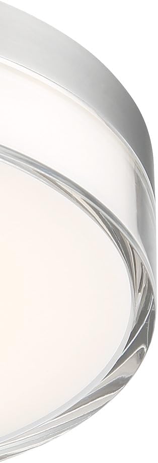 Minka Lavery 749-2-84-L Vantage LED Flush Mount, 1-Light, 16 Total Watts, 7-in H x 1.5-in W, Brushed Nickel