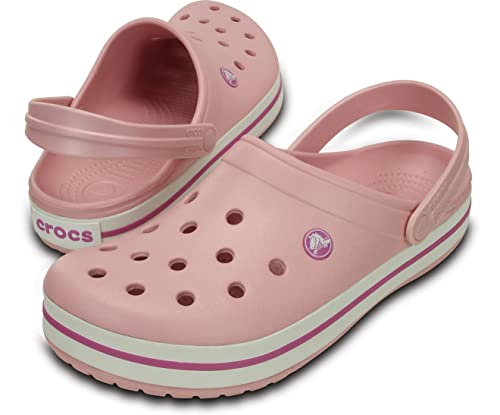 Image of Crocs Unisex Adult Crocband Pearl Pink /Wild Orchid Clogs-3 Men / 4 UK Women (M4W6) (11016)