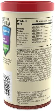 TetraColor XL Tropical Granules with Natural Color Enhancer, 10.58 Oz - 1