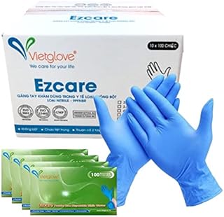 SkyPro Vietglove Ezcare Nitrile Examination Glove FDA 510, Size Medium, 10 Boxes/Case