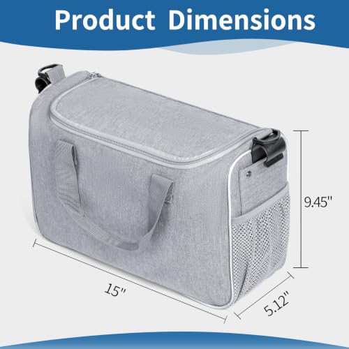 Image of Replacement Parts for Drive Nitro Aluminum Rollator, high-Capacity Storage, Suitable for Walking aid Accessories for the Elderly and Rollable Folding Walking aids. (Gray)