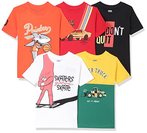 Image of Amazon Brand - Jam & Honey Boy's Regular Fit T-Shirt
