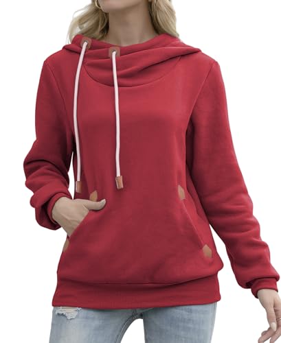 Hoodies for Women UK Oversized Hoodie Womens Autumn Winter Long Sleeve Ladies Hoodies Pullover Sweatshirts with Pockets - Image 3