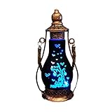 La luce della lanterna a LED è un motivo retrò, splendidamente stampato, che può fornire una buona illuminazione ed effetti decorativi per Halloween.