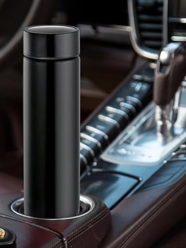 Garrafa Térmica Café, Água C/Sensor De Temperatura Em Led Cor:Preto