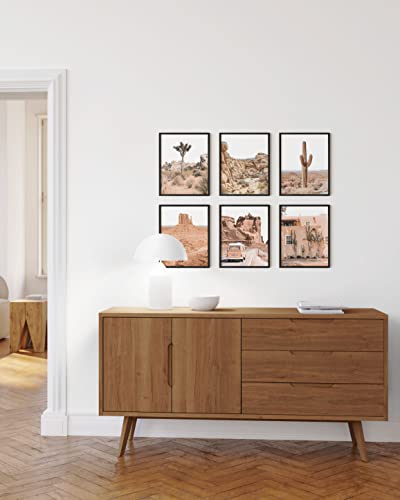 Haus And Hues Desert Succulent Wall Art & Botanical Prints Set Of 6 Botanical And Cactus Art Prints Wall Art | Cactus Art Wall Decor Botanical Art Set Kitchen Prints (Black Framed) (11X14) #TOP5