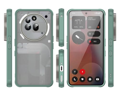 Coque de protection anti-chute Nothing Phone (3A) Pro verte silicone