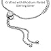 PANDORA Jewelry Sparkling Slider Tennis Cubic Zirconia Bracelet in Sterling Silver, 9.0