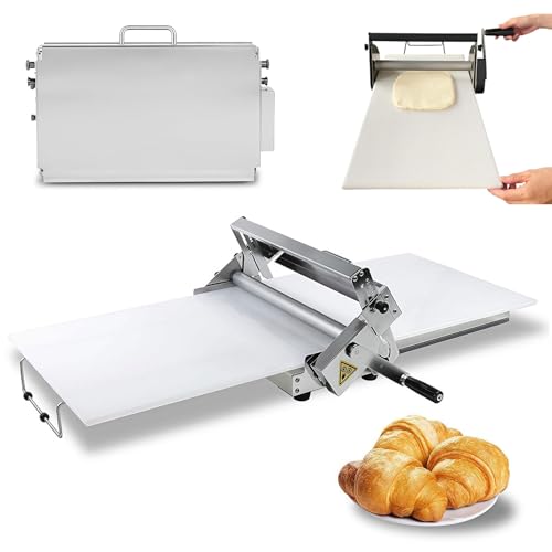 Máquina laminadora de masa plegable para croissants y pizzas caseras
