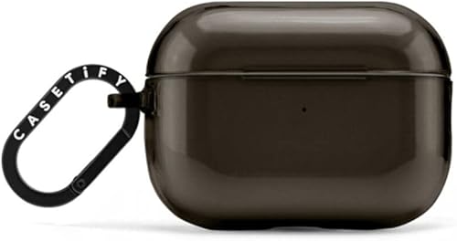 CASETiFY Airpods Pro (2. generación) - Funda compacta con anillo, color negro