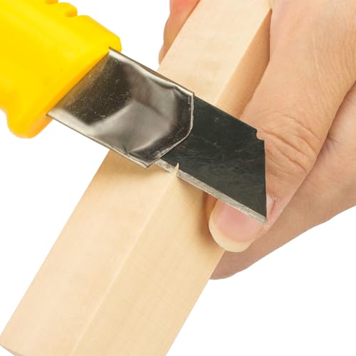 PONGJA Kit de Blocos de Escultura Em Madeira de Tília Inacabada com 30 Unidades, 4x1x1