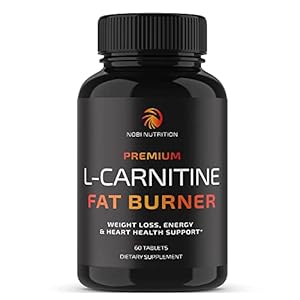 Nobi Nutrition L-Carnitine Fat Burner | Healthier Weight Loss for Women & Men | Diet Pills Appetite Suppressant Carb…