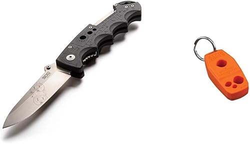 SOG Kilowatt- Navaja de bolsillo para electricistas con multiherramienta para pelar cables y hoja AUS-8 de 3.4 pulgadas y Klein Tools MAG2