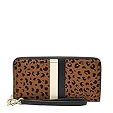 fossil clutch emma Diese Clutch aus PVC hat zwölf Kartenfächer, drei Fächer mit Kellerfalte und zwei Scheinfächer.