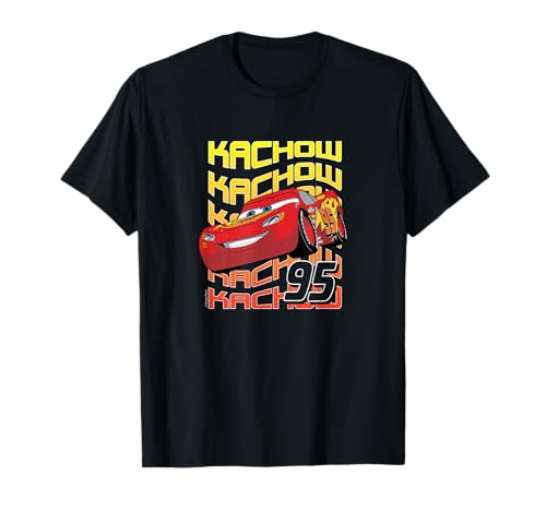T-shirt Kachow 95 Disney Pixar en coton pour fan de Cars
