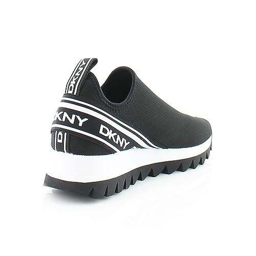 Image of DKNY Women's Abbi Knit Slip on Sneaker with Logo