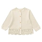 Baby Toddler Girls Cardigan Sweater Dress Cover Up Long Sleeve Knit Bolero Shrug Jacket Spring Embroidery Outwear Tops Beige