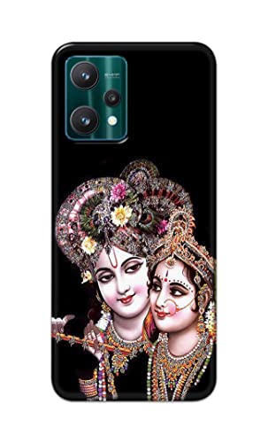Image of PRINTFIDAA� Printed Hard Back Cover Case for Realme 9 Pro 5G Back Cover (Radha Krishna) -2808