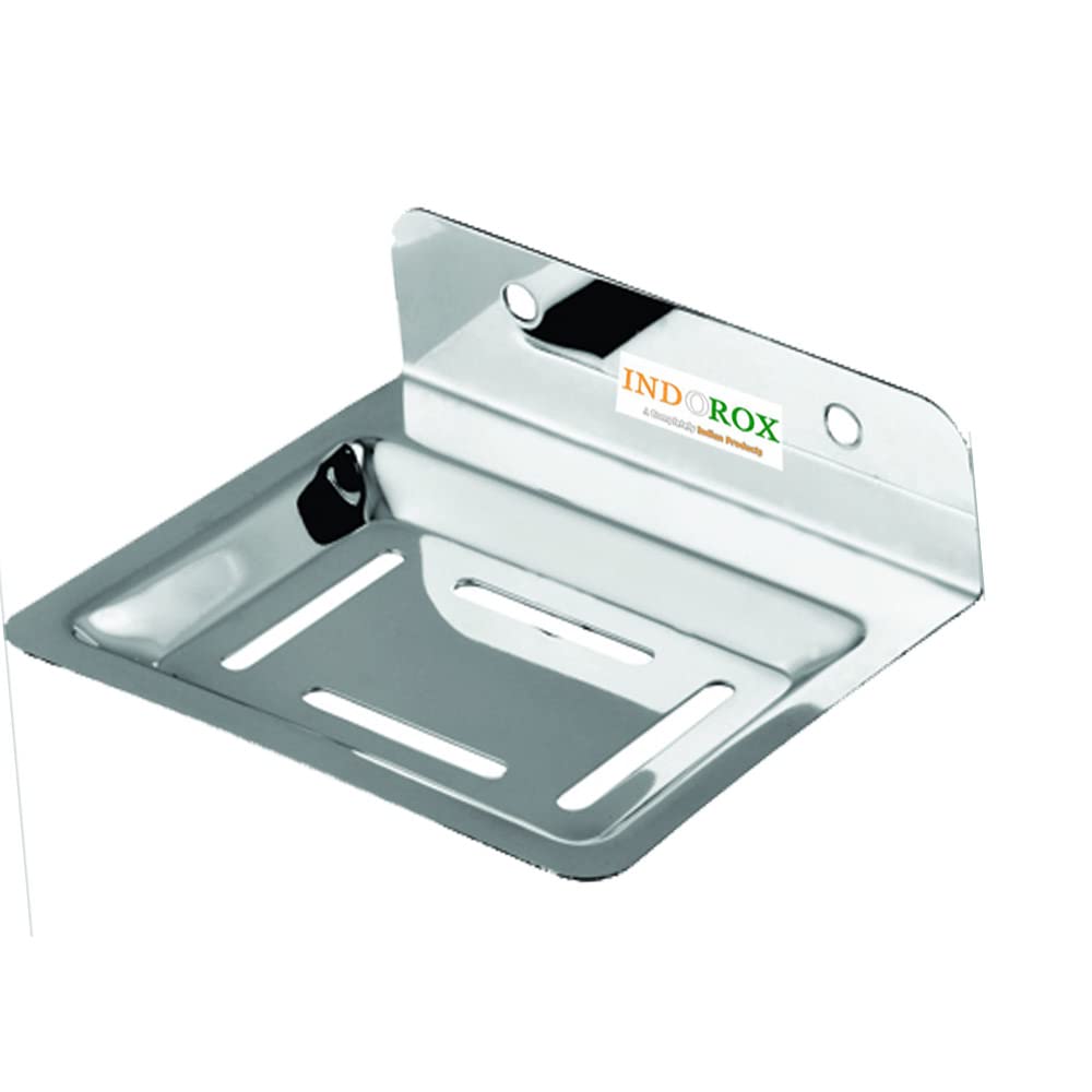 Indorox Stainless Steel Single Square Dish Soap Holder Stand, Standard, Silver (B09PJM4PGH) Amazon Price History, Amazon Price Tracker