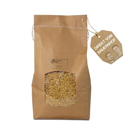 Gebrüder Goller Orge 12,5 kg – Grains d'orge pour nourriture pour poulets / pigeons / canards / rongeurs / lapins – Grains d'orge pour oiseaux et petits animaux directement dans le sac Gebrüder Goller Orge 12,5 kg – Grains d'orge pour nourriture pour poulets / pigeons / canards / rongeurs / lapins – Grains d'orge pour oiseaux et petits animaux directement dans le sac
