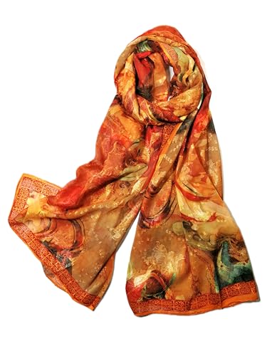 Shanlin Elegant Semi-Transparent Jacquard Scarf – Soft Lightweight Wrap for Formal Events, 70x180cm2