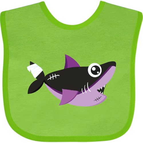 inktastic Halloween Shark, Bandage, Trick or Treat Baby Bib