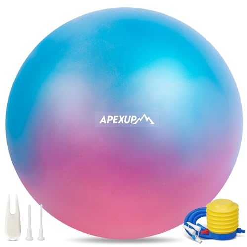 Image of APEXUP Yoga Ball, 660 lbs Anti-Burst Exercise Ball with Pump, 5 Sizes