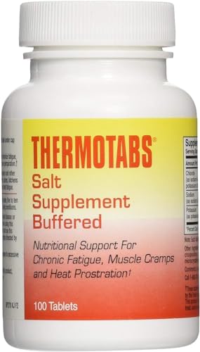 Thermotabs Salt Supplement, Buffered, 100 Tablets - Buy Packs and Save (Pack of 3)