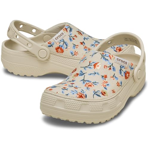 Image of Crocs Unisex-Adult Classic Crafted Canvas & Suede Clogs