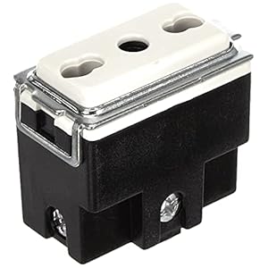 FEB 2045 Presa Bivalente di Sicurezza, Avorio