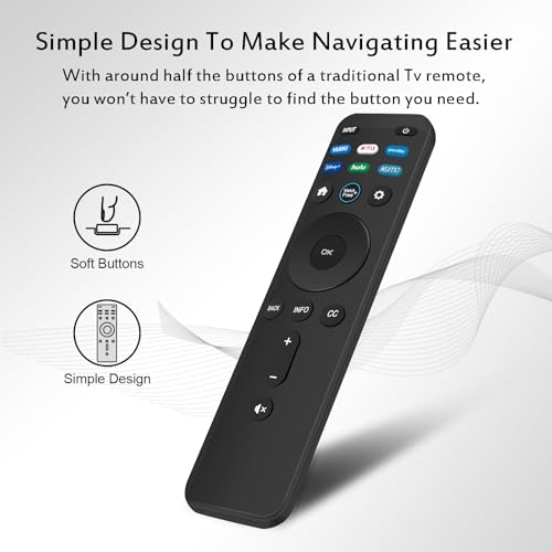 Universal Remote Control XRT260 for All VIZIO Smart TV Smartcast D-Series M-Series P-Series V-Series XRT140 XRT136 Remote Replacement (No Voice Function) - Image 3