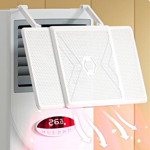 Deflector de aire acondicionado para regular la salida de aire en el baño y hogar 7
