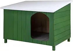 Casa Casinha Cachorro Criadeira Telhado Galvanizado Média N3 (Verde)