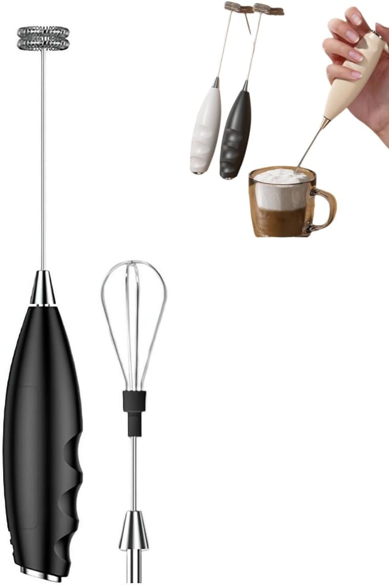 1 montalatte e frusta portatile ricaricabile tramite USB, con 2 teste di miscelazione, frusta elettrica, frullatore elettrico, montalatte elettrico | Leroy Merlin
