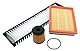 Mapco 68900 Inspektionspaket Ölfilter Luftfilter Innenraumfilter