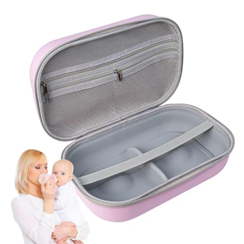 Acunny Bolsa De Viaje Sacaleche,Estuche De Transporte Para SacaLeches - Portátil Portátil Ajustable Ligero Uso Profesión Viaje Familiar Lactancia