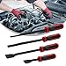 4 Pcs Automotive Gasket Scraper Tool with Strike Cap Handle, Carbon Steel Cylinder Cleaning Blades for Efficient Removal of Gaskets and Carbon Deposits(4 PCS)