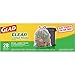 Glad Large Drawstring Recycling Bags - 30 Gallon Clear Trash Bag - 28 Count