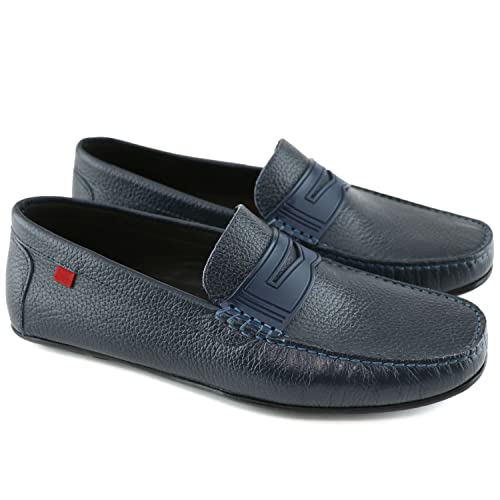 Big Boys/Mens Casual Comfortable Genuine Leather Lightweight Driving Moccasins Classic Fashion Penny Loafer Slip On Breathable Driving Loafer3