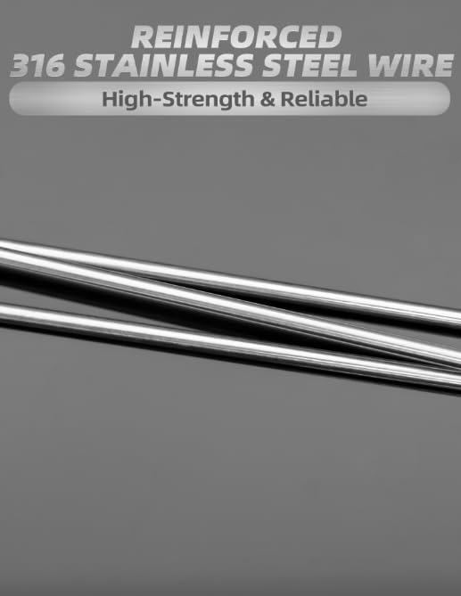 Miniatura 6 de BLUEWING Barra esparcidora de pesca de 18 pulgadas36 pulgadas con calamares de bulbo de 6 pulgadas9 pulgadas, pájaros de arrastre de 5.28 pulgadas y