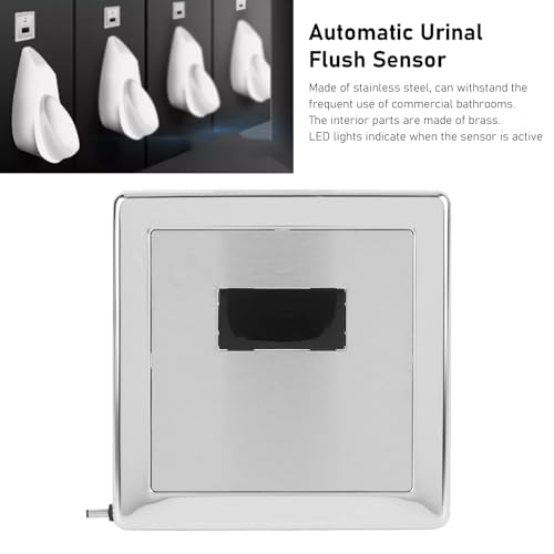 Urinario con sensor automático para baños públicos y oficinas modernas 6