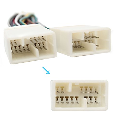 Yomikoo Auxillary Adapter, Navigation Retention Y Harness Cable Compatible With Honda 2.4 Accord City Civic Crv Fit Pilot Odyssey 2003-2014 #TOP2